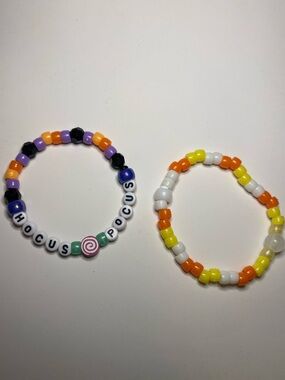 Hocus Pocus Halloween Kandi Bracelets Set